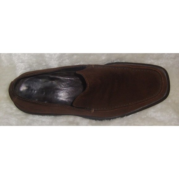 GUCCI Brown Suede Leather Slip On Dress Loafer Shoes Men Size 7 D - Picture 3 of 5